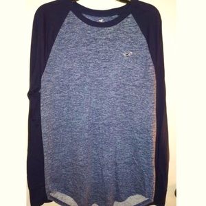 Blue Hollister long sleeve mens Tee nwot